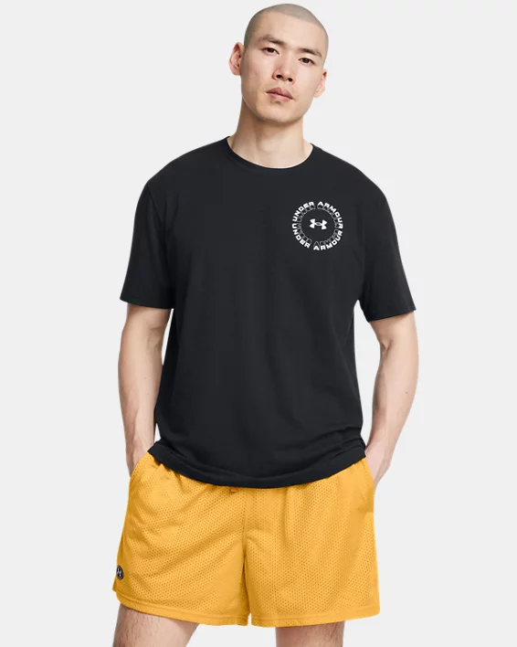 Under Armour Camiseta de manga corta UA Radial Wordmark para hombre   ÚLTIMAS EDICIONES