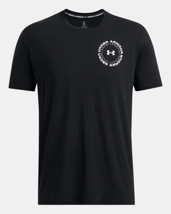 Under Armour Camiseta de manga corta UA Radial Wordmark para hombre   ÚLTIMAS EDICIONES
