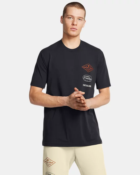 Under Armour Camiseta de manga corta Project Rock Tools Of The Trade para hombre   Último día