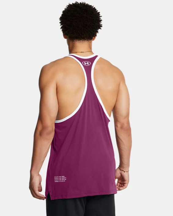Under Armour Camiseta de tirantes Project Rock Badge Of Honor para hombre   Oferta especial de fábrica