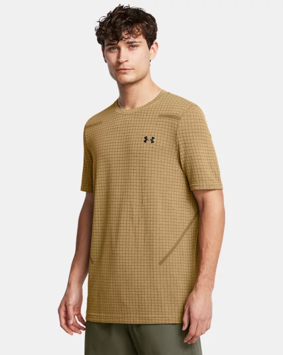 Under Armour Camiseta de manga corta UA Seamless Grid para hombre   Liquidación