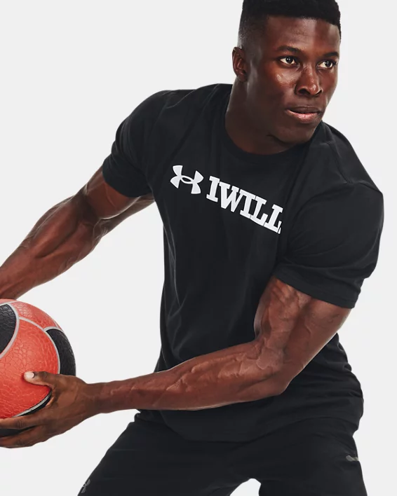 Under Armour Camiseta de manga corta UA I Will para hombre   Precios de Black Friday