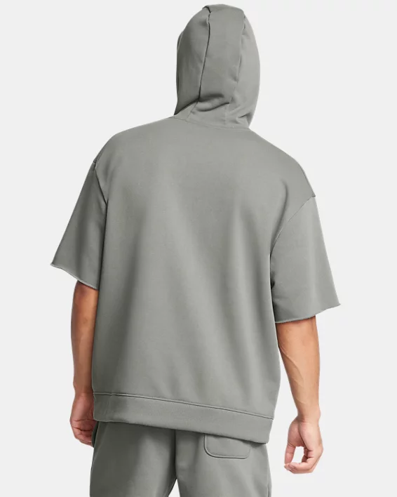 Under Armour Sudadera con capucha de manga corta Project Rock Heavyweight Tools Of The Trade para hombre   Descuento por venta flash