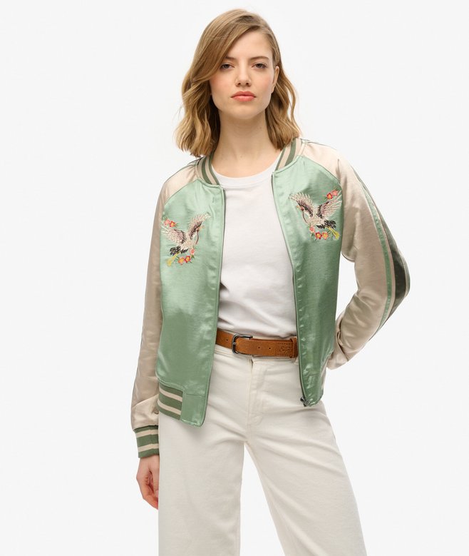 superdry Cazadora bómber con bordado de Suikajan ÚLTIMAS EDICIONES