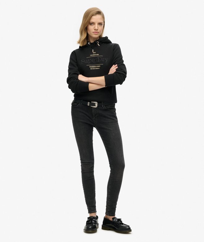 superdry Sudadera con capucha y logotipo metalizado Luxe Solo hoy