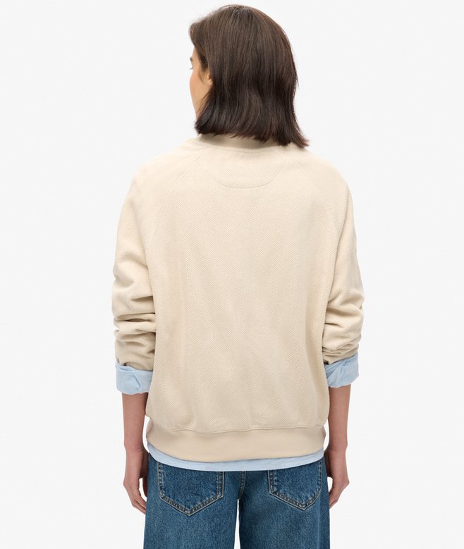superdry Jersey de espiguilla de cuello redondo Country Club Descuentos del mes