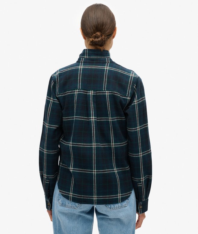 superdry Camisa de leñador de franela a cuadros Oferta exclusiva