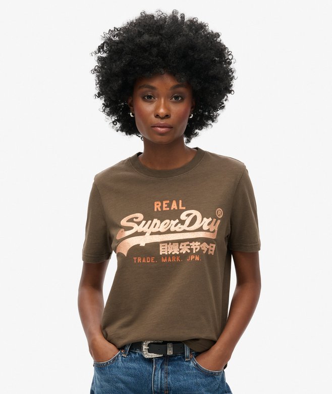 superdry Camiseta con gráfico logotipo VL y adornos Ofertas de temporada