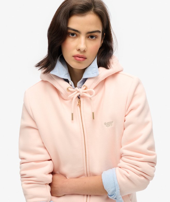 superdry Sudadera con capucha cremallera y forro de borreguillo Essential Rebajas