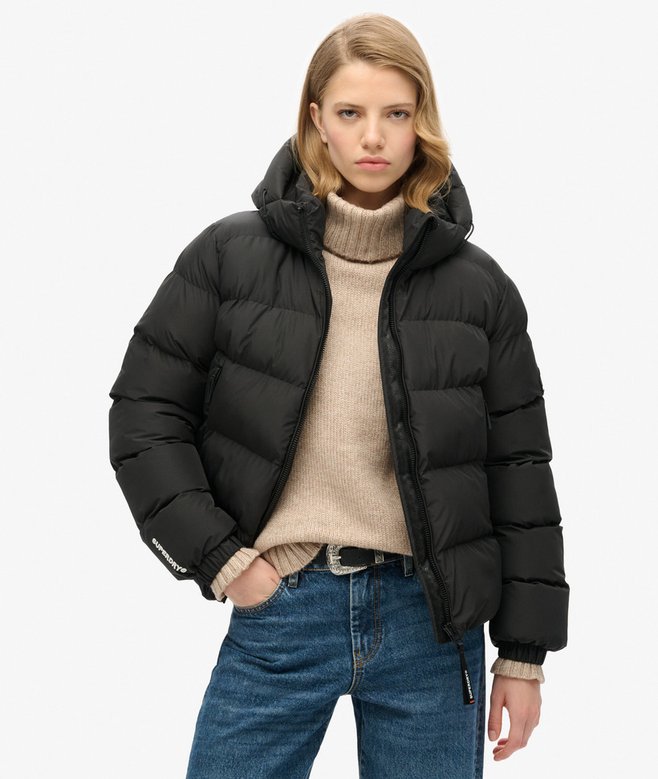 superdry Chaqueta acolchada con capucha Sports Venta caliente