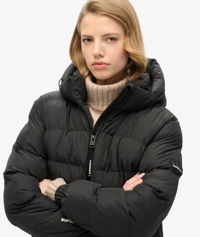 superdry Chaqueta acolchada con capucha Sports Venta caliente