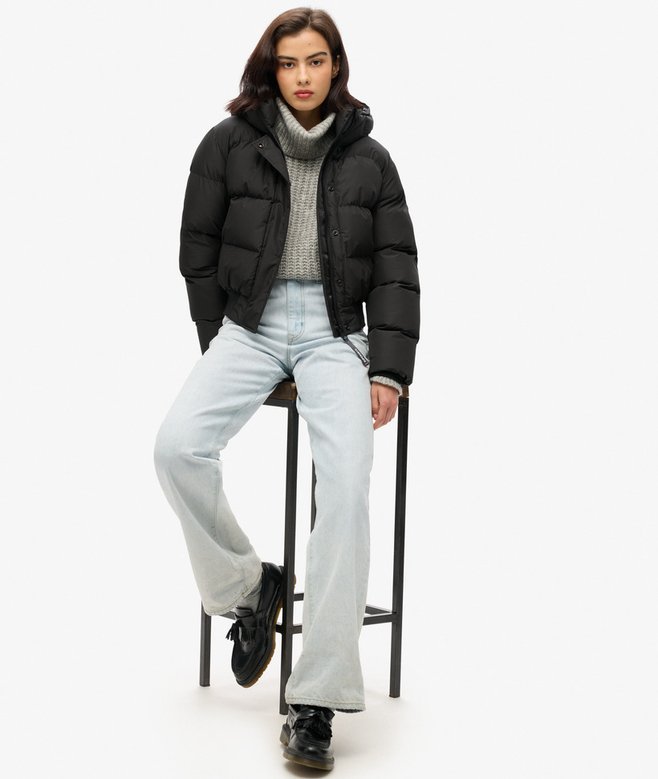 superdry Cazadora bómber acolchada con capucha Sports En oferta