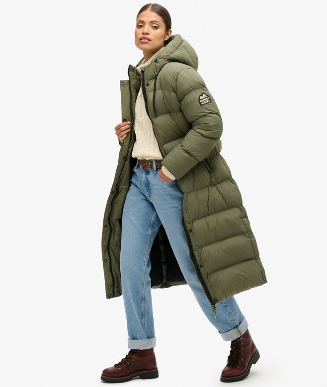 superdry Abrigo largo acolchado Rip-Stop Los más vendidos