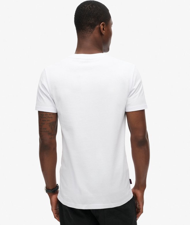 superdry Camiseta de algodón orgánico con logotipo Essential Descuento