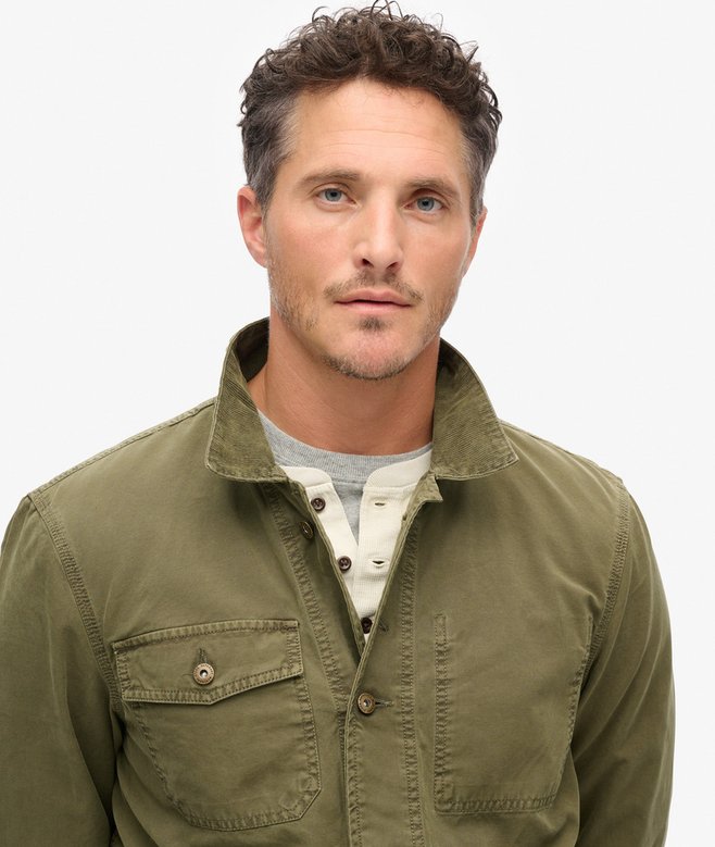 superdry Chaqueta de trabajo de algodón Merchant Store Tienda