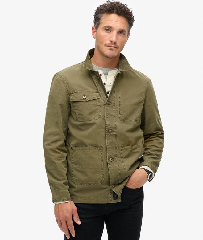 superdry Chaqueta de trabajo de algodón Merchant Store Tienda