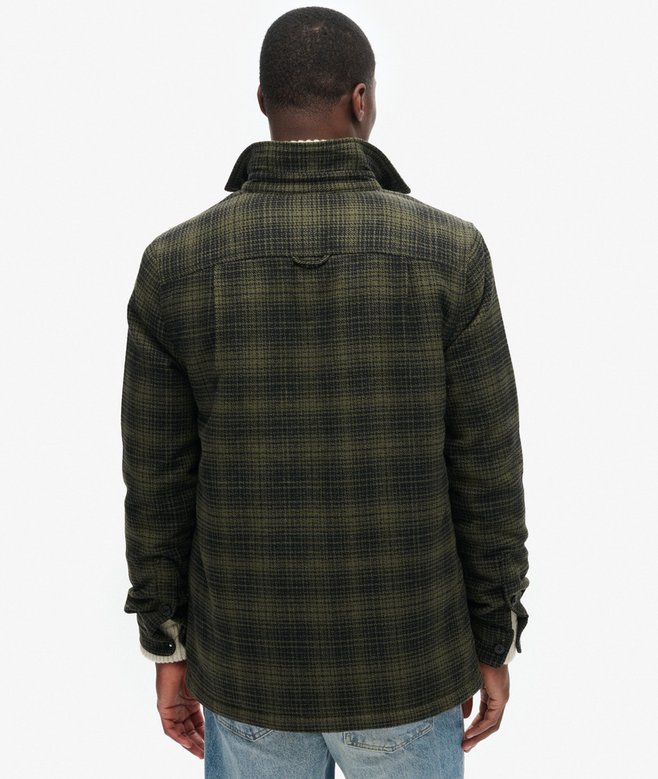 superdry Sobrecamisa a cuadros de lana forrada de tejido polar Rebajas online