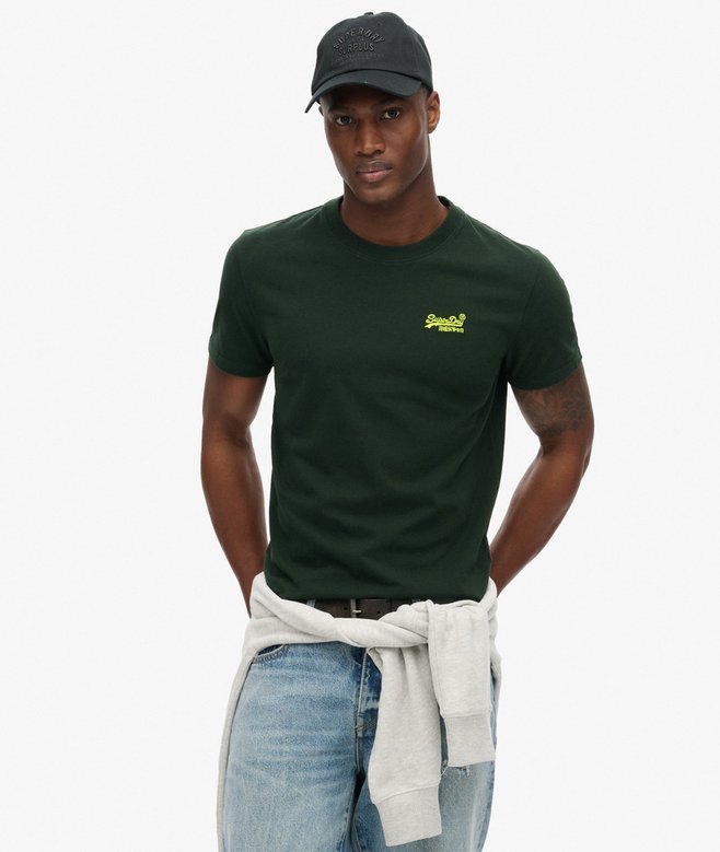superdry Camiseta de algodón orgánico con logotipo Essential Rebajas top