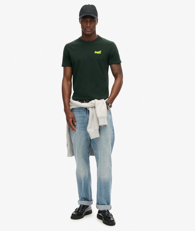 superdry Camiseta de algodón orgánico con logotipo Essential Rebajas top