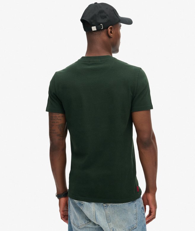 superdry Camiseta de algodón orgánico con logotipo Essential Rebajas top