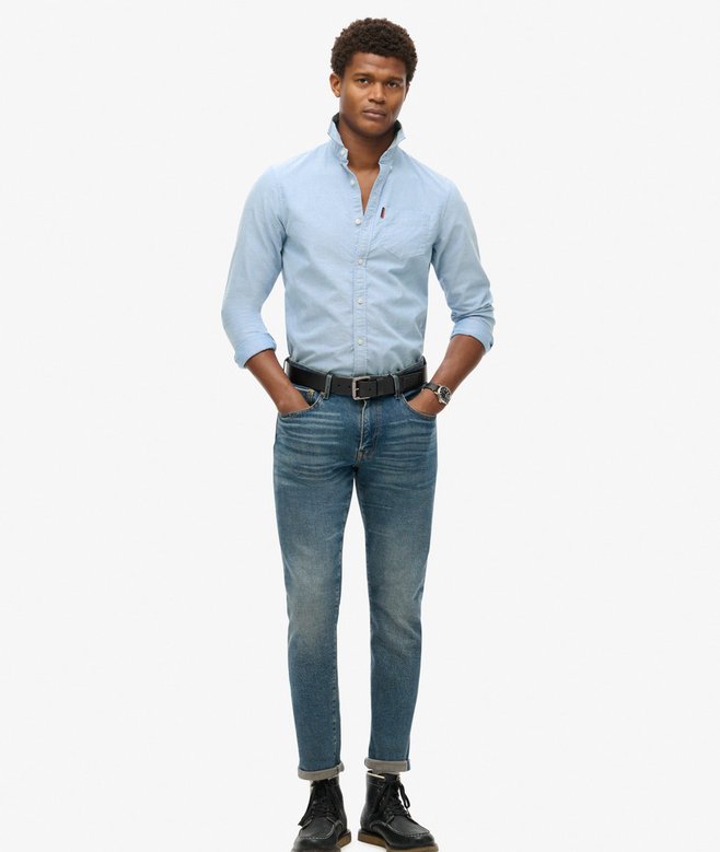 superdry Camisa Oxford de manga larga Envío gratis