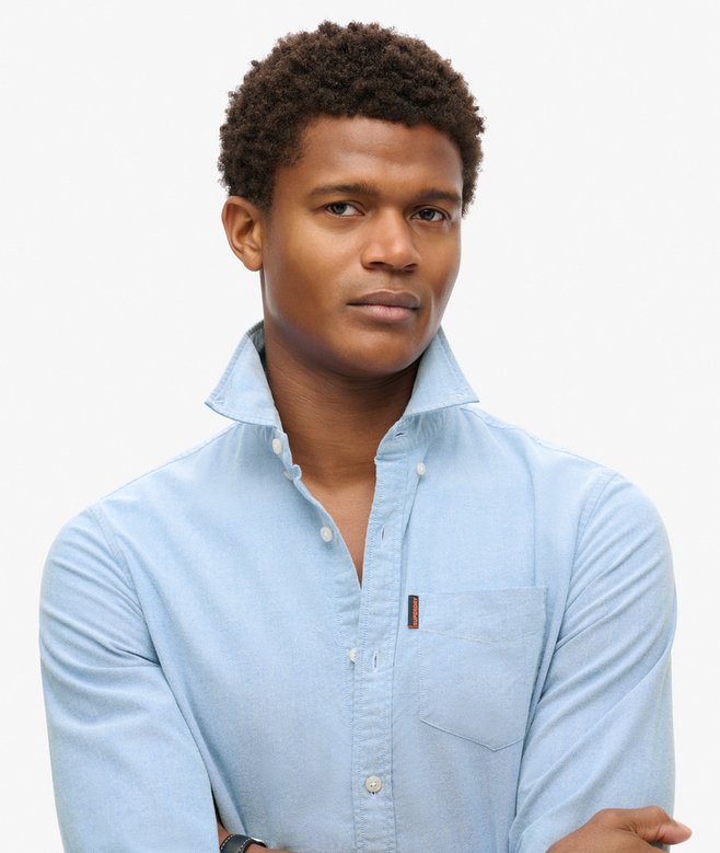 superdry Camisa Oxford de manga larga Envío gratis
