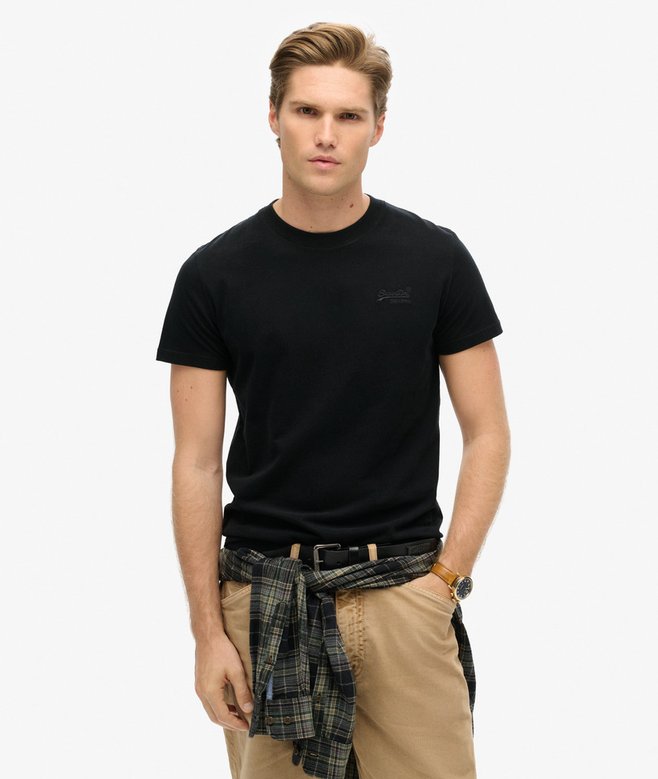 superdry Camiseta de algodón orgánico con logotipo Essential Oferta especial