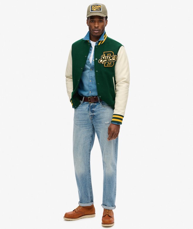 superdry Cazadora bómber de lana Varsity Envío gratis