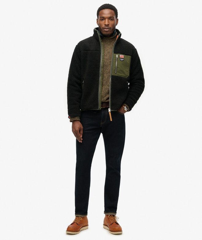 superdry Forro polar con cremallera integral Vintage Retro Oferta especial de fábrica