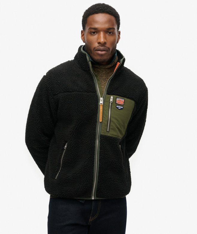 superdry Forro polar con cremallera integral Vintage Retro Oferta especial de fábrica
