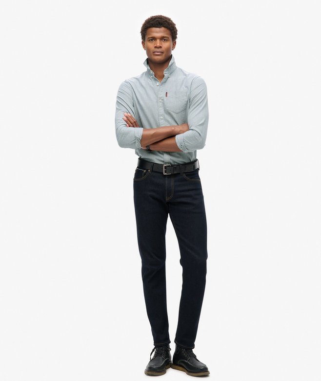 superdry Camisa Oxford de manga larga Promoción trimestral