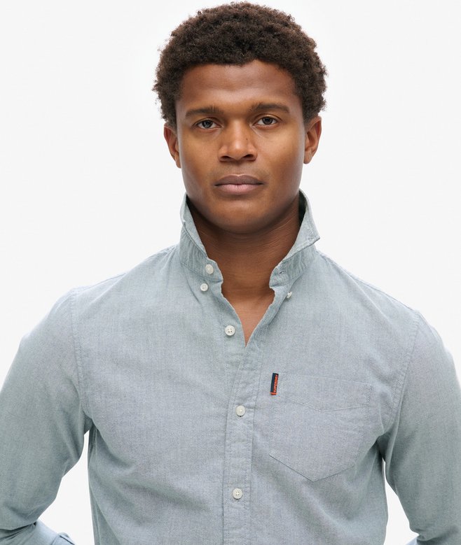 superdry Camisa Oxford de manga larga Promoción trimestral