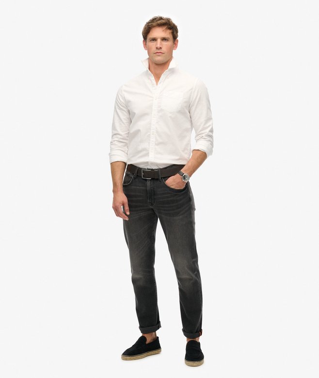 superdry Camisa Oxford de manga larga Grandes descuentos