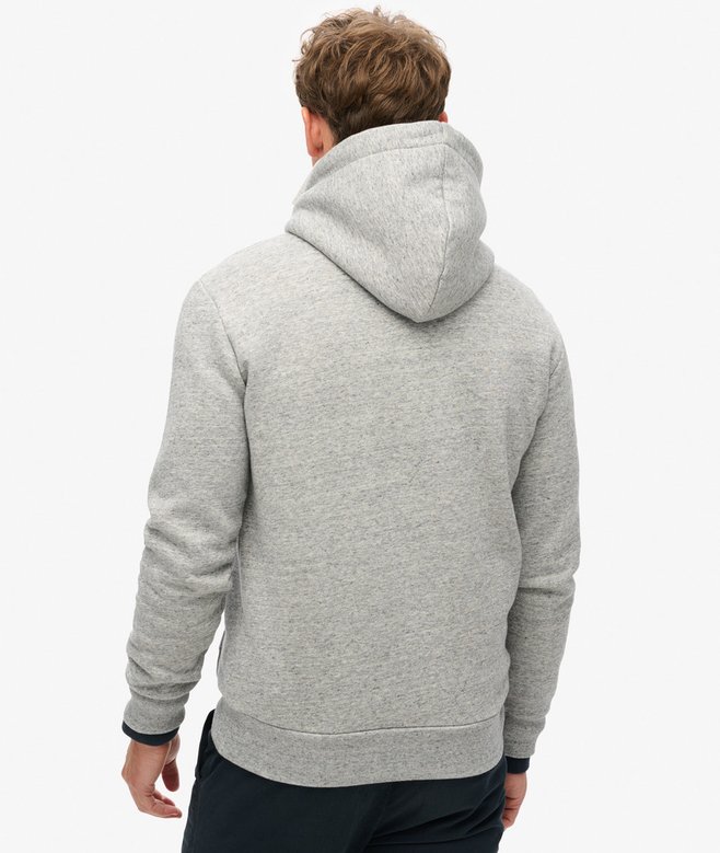 superdry Sudadera de algodón orgánico con capucha y logotipo Vintage Logo Tienda de fábrica