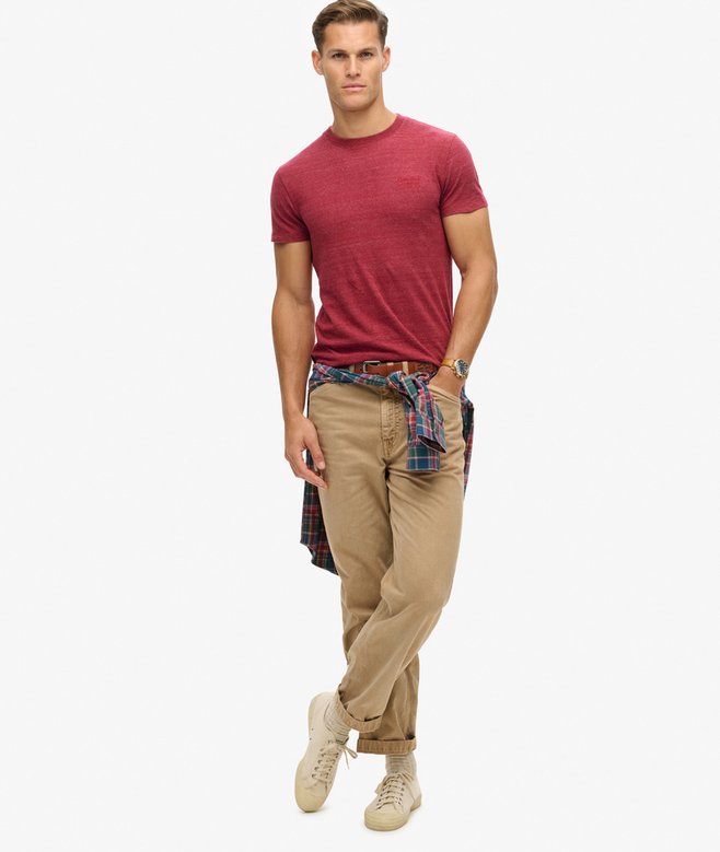 superdry Camiseta de algodón orgánico con logotipo Essential En oferta