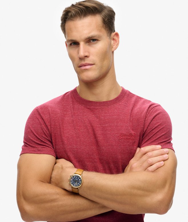 superdry Camiseta de algodón orgánico con logotipo Essential En oferta