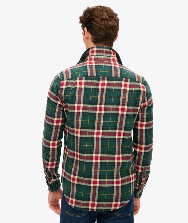 superdry Camisa de leñador de algodón de manga larga En línea