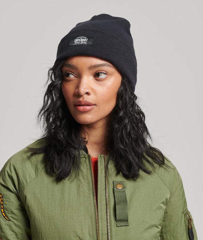superdry Gorro clásico de punto Descuento