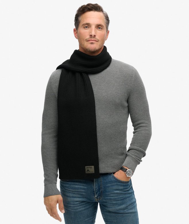 superdry Bufanda de punto Workwear Rebajas online