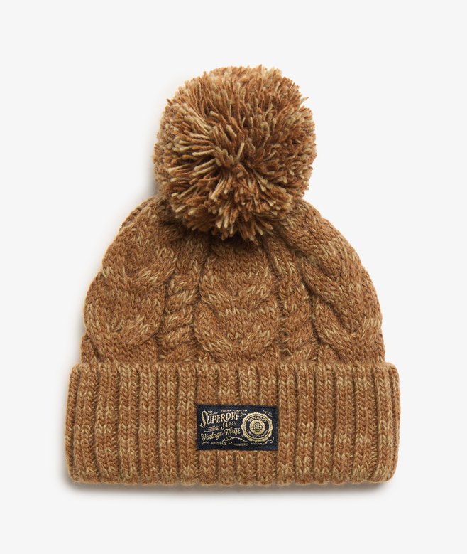 superdry Gorro de punto trenzado grueso Envío gratis