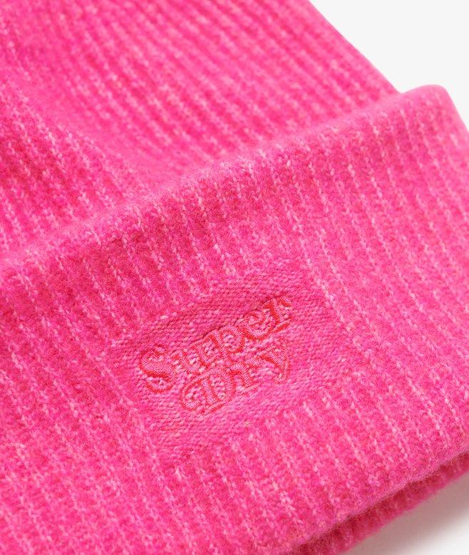 superdry Gorro de punto de canalé suave ÚLTIMAS EDICIONES