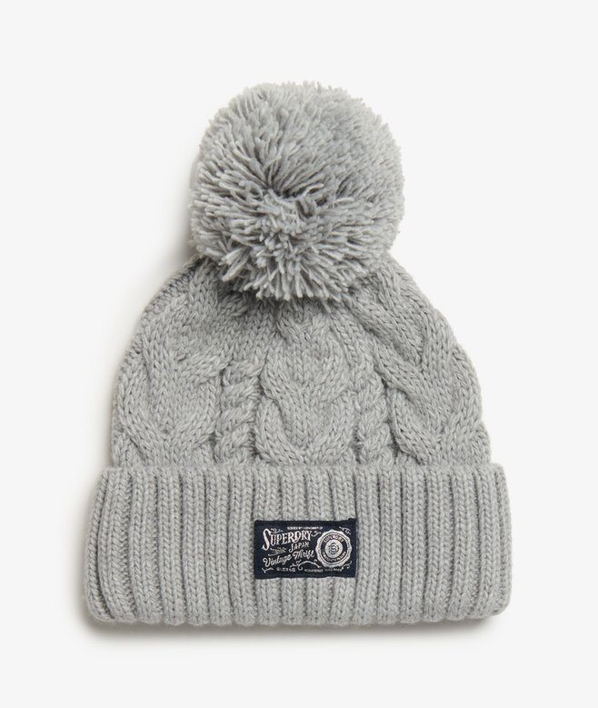superdry Gorro de punto trenzado grueso Últimos 2 días