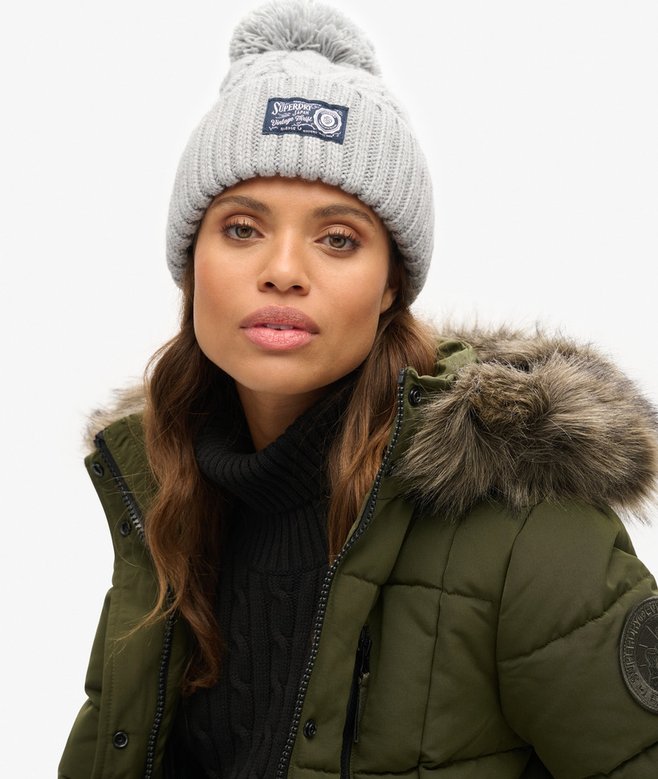 superdry Gorro de punto trenzado grueso Últimos 2 días