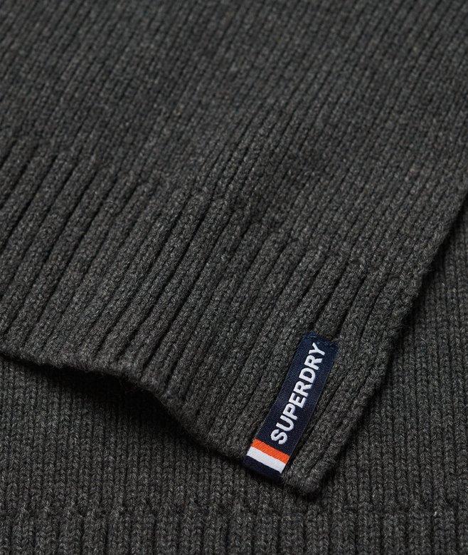superdry Bufanda de punto con logotipo Essential Tienda de fábrica