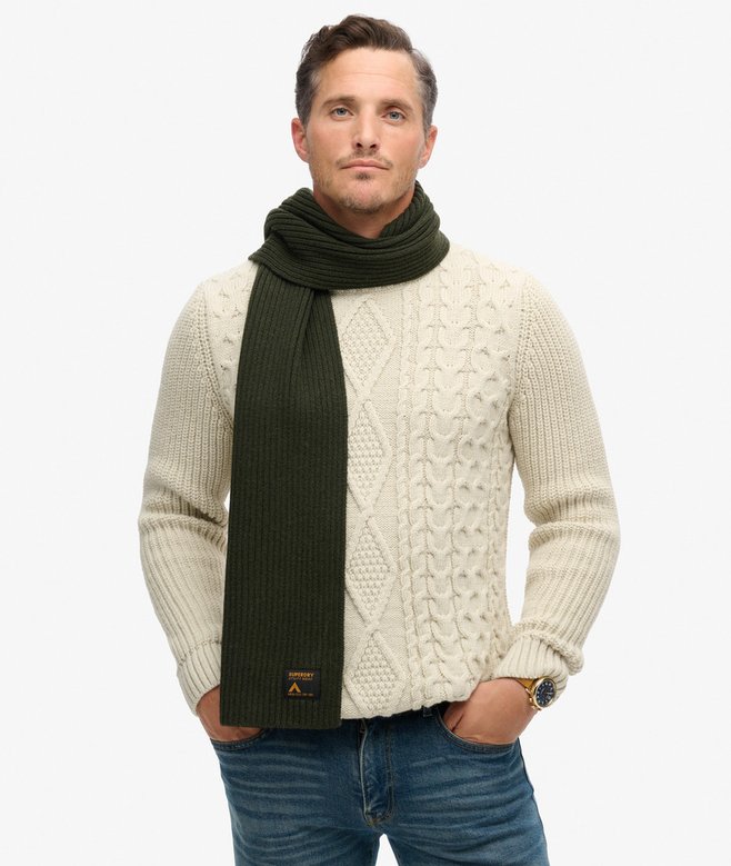 superdry Bufanda de punto Workwear Limitado a 3 días