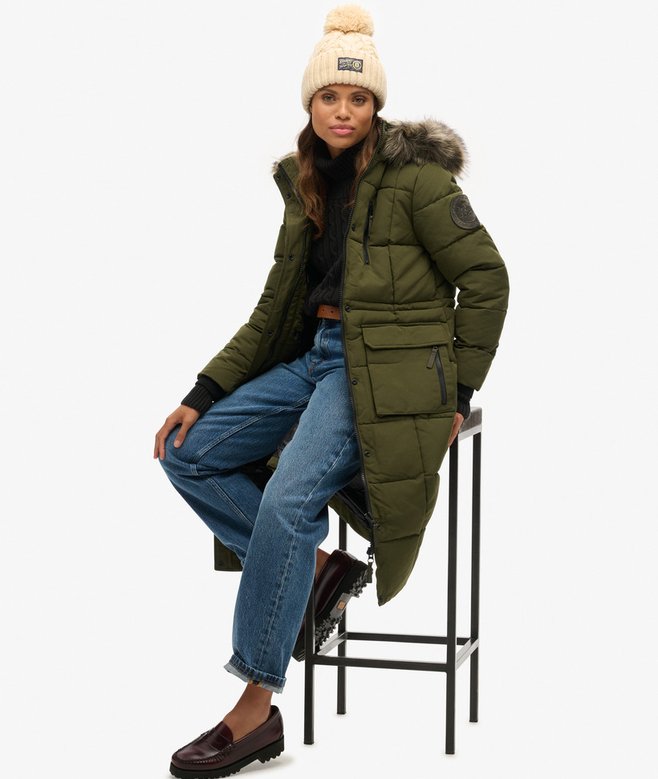 superdry Gorro de punto trenzado grueso Libre de impuestos