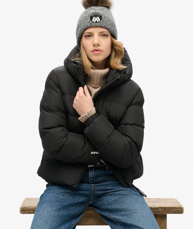 superdry Gorro de punto trenzado Luxe Descuento por venta flash