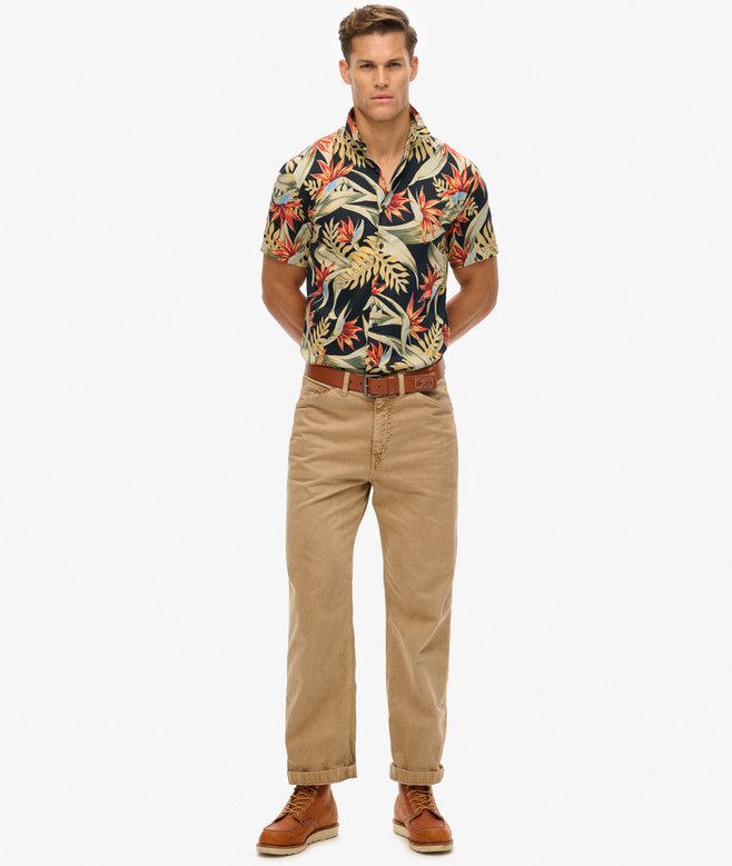 superdry Camisa con estampado hawaiano Devoluciones gratuitas