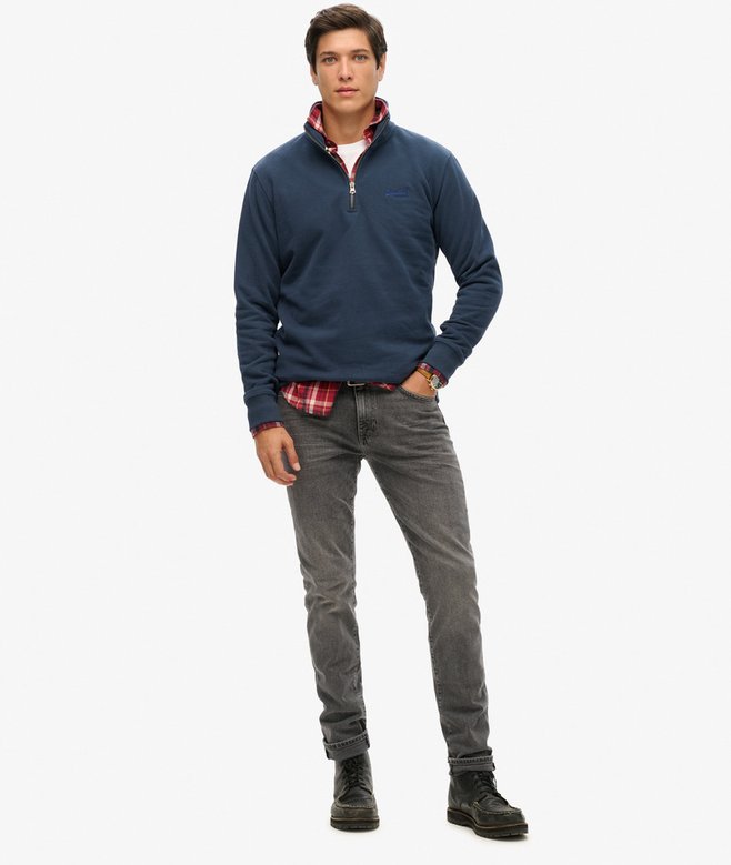 superdry Sudadera con cuello panadero con logotipo Essential Outlet