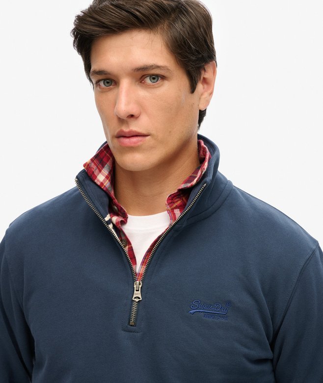 superdry Sudadera con cuello panadero con logotipo Essential Outlet